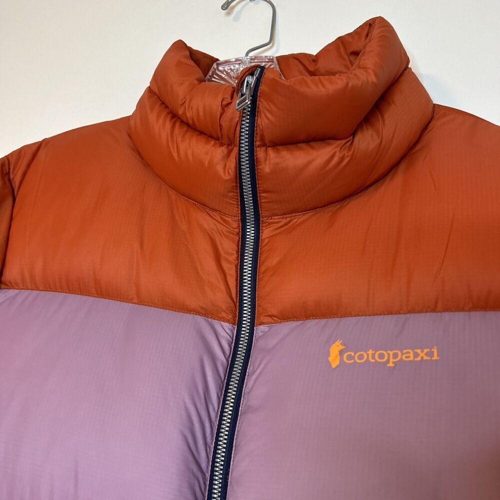 cotopaxi Colorblock Puffer Jacket in Orange, Lavender, Cream - Picture 8 of 16